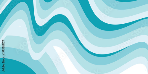 Abstract Water wave vector illustration design background. Wavy Background for summer