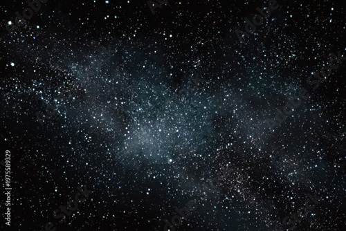 Vast Expansive Dark Night Sky Filled With Countless Tiny Bright White Stars and Distant Nebula Clouds Creating a Deep Space Cosmic Background With a Sense of Infinite Mystery and Wonder