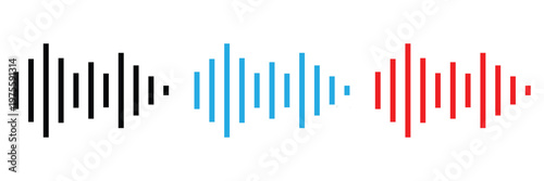 Voice message icon. Voice message or voice email symbols. Audio Sound Wave Icon vector icon .voice icon . with white background EPS10