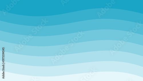 ウェーブ背景　グラデーション　水色