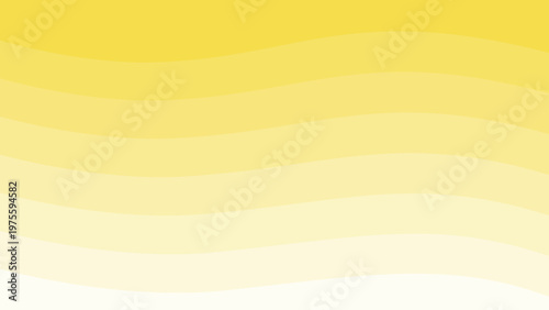 ウェーブ背景　グラデーション　黄色