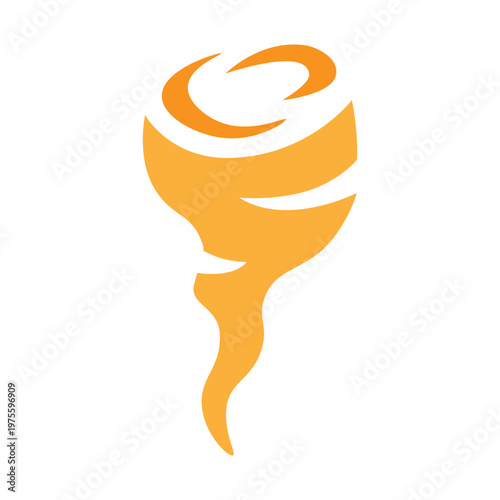 Tornado Vector Flat Icon Design