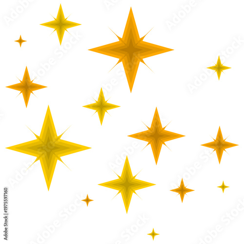 Golden Sparkle Illustration