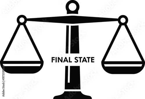 Scales of Justice Balance Final State Concept