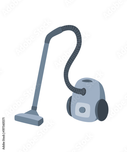 Vacuum cleaner, cleaning equipment vector illustration.