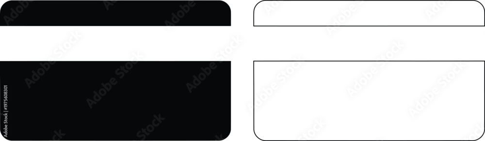 Obraz premium Minimalist smartphone and tablet mockup set. Black and white device frames with rounded corners. Clean isolated vector templates for app design presentations.