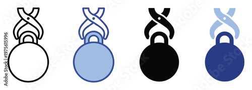 Lifting tongs securely holding a kettlebell weight, a strong graphic icon representing fitness and heavy strength for various gym applications and industrial equipment symbolism