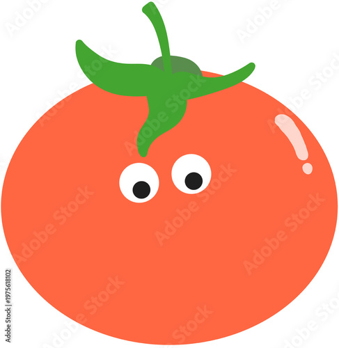 토마토 캐릭터 일러스트
