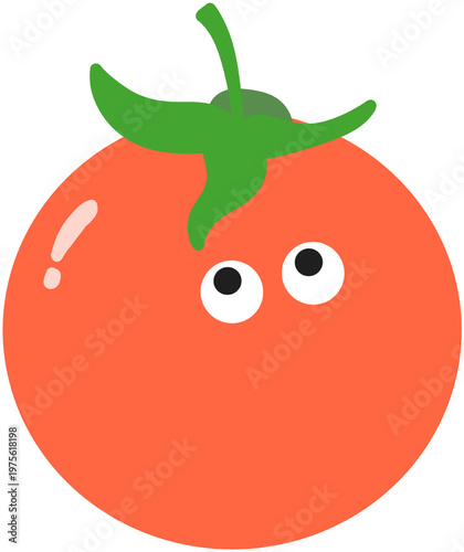 토마토 캐릭터 일러스트