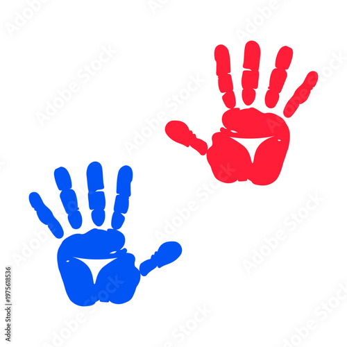 Colorful Handprints Icon