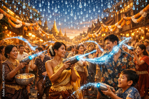 Digital Songkran AR water festival Thai New Year 2026 celebration reimagined sustainable water conservation cultural innovation augmented reality