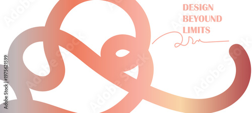 Gradient ribbons and wavy squiggles flow across a bright abstract background. Rainbow swirls and playful shapes create a lively pattern perfect for posters, bold templates and colorful children design