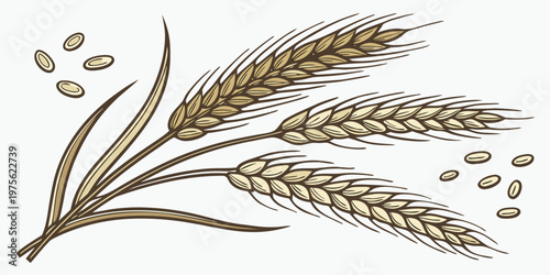 A delicate branch with small green leaves and thin twigs