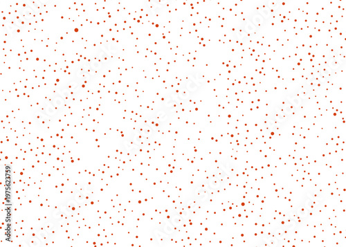 Scattered red dots and streaks on white background with background abstract minimalist decoration