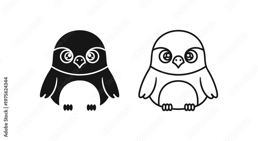 Obraz premium Cute Owl Characters Designs for Kids and Brands Vector