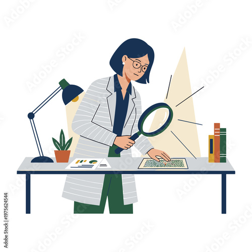 Illustration of a person with Zoom and Focus activities
