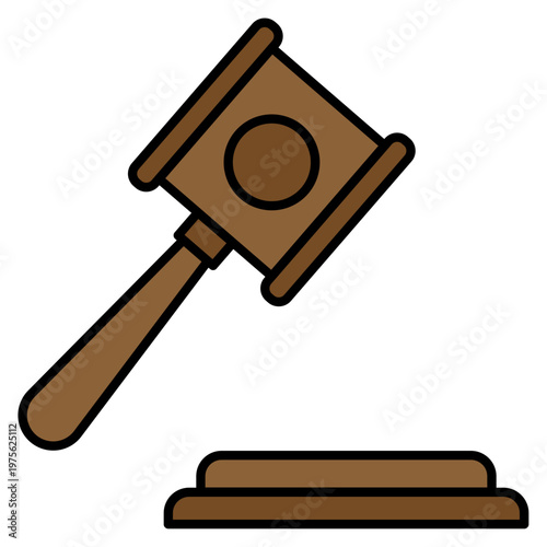 Law and Justice Illustration