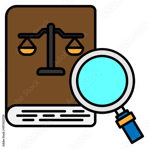 Law and Justice Illustration