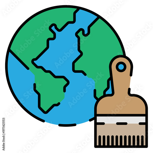 World Art Day Element