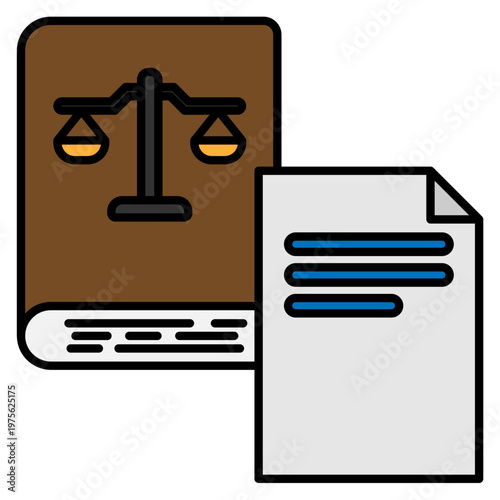 Law and Justice Illustration