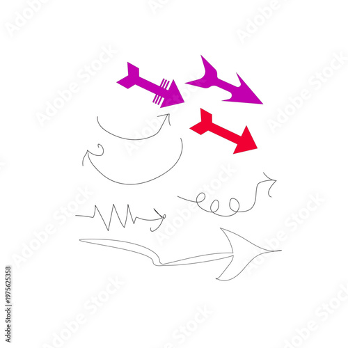 Arrow vector set