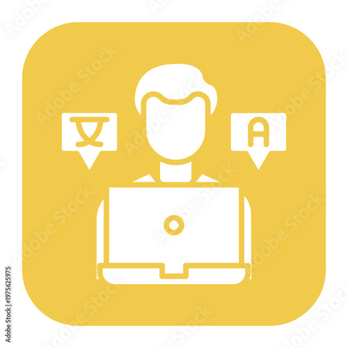 Freelance Translator Icon