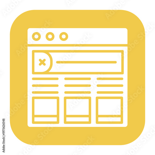 High Fidelity Wireframe Icon