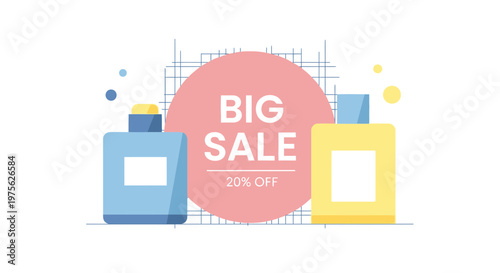 Big Sale Perfume Bottles Discount Offer, 20% Off Promotion