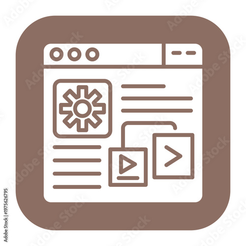 Content Management System Icon