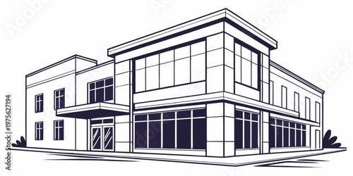 A three-story residential house with a classic gable roof design