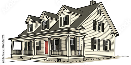 A detailed view of a historical building with intricate architectural features