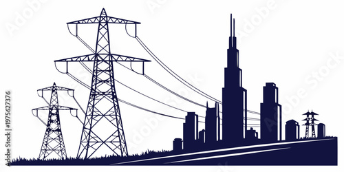 Eiffel tower standing tall against the parisian skyline