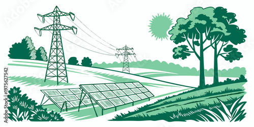 A majestic white horse gallops through a serene green field.