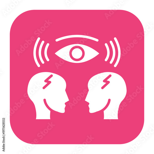 Tablou pe pânză Telepathy Icon