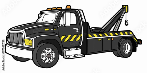 A rugged off-road truck driving through a muddy trail