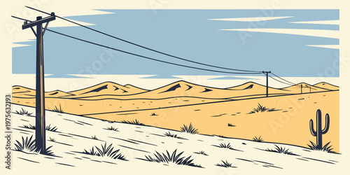 A solitary lighthouse stands on a rocky coastline under a clear sky.