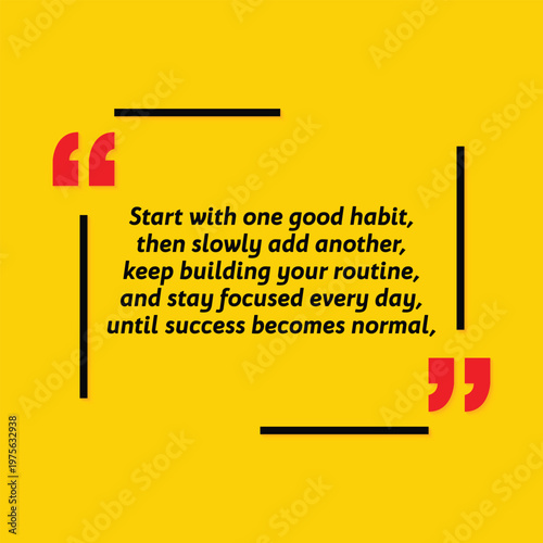 Motivational Quote regarding obesity, Vector illustration