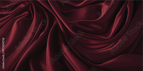 abstract background luxury cloth wave or wavy folds of grunge silk texture satin velvet material or luxurious Christmas background or elegant wallpaper design, background