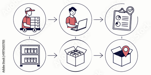 Collection of simple icons representing various transportation methods