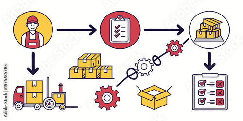 A collection of various cartoon fruits and vegetables in a row