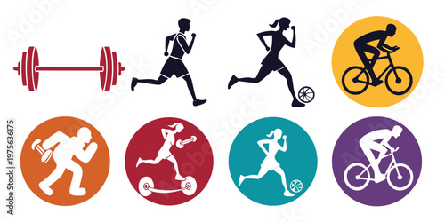 A collection of fruits and a bicycle wheel with decorative frames