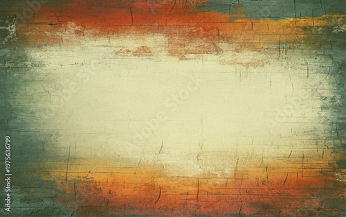 Wall fragment with attritions and cracks