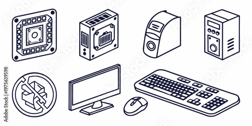 A collection of various office stationery and writing instruments