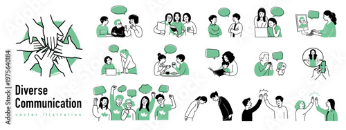 Diverse communication. Communication is important, Enjoy the conversation.