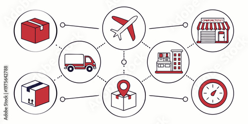 A hand holding a smartphone surrounded by social media icons and features