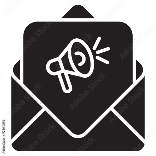 Email Ads  Glyph Icon