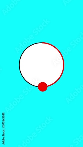 animation tik tok Follow with white screen or transparent background Social media lower third, banner template. Click or press like and follow button with alpha channel. 4k video