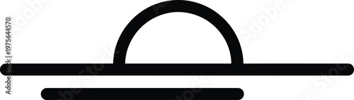 Libra Zodiac Symbol - Astrology Sign and Horoscope Icon