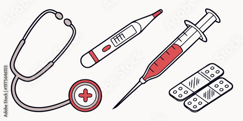 A pair of scissors hanging from a red measuring tape