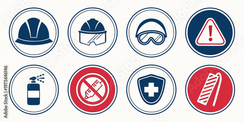 Icon set featuring communication symbols and app indicators